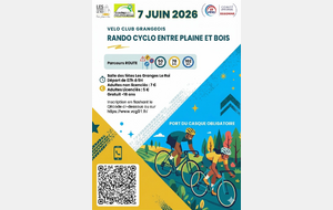 Le 7 juin-Entre plaines et bois 2026, Randonnée route, ouverte aux VAE